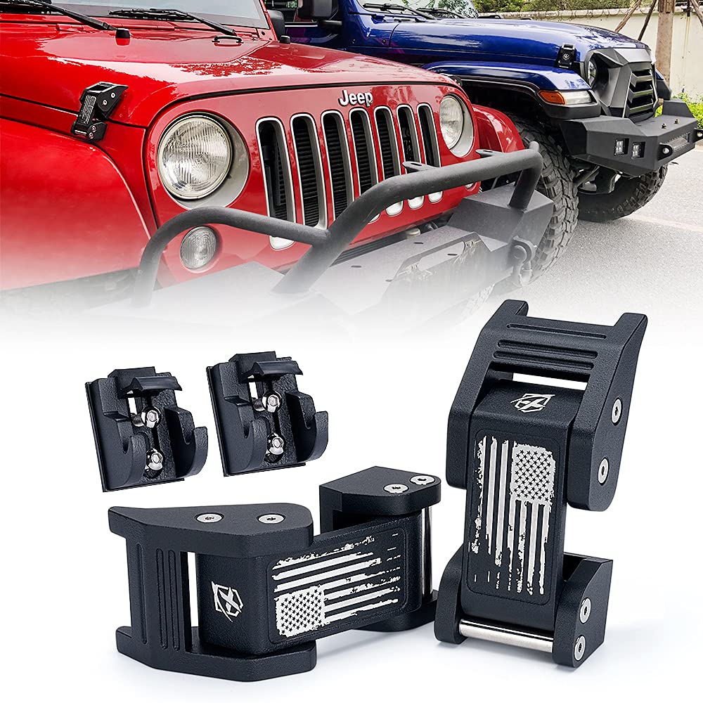 Amazon.com: Xprite Aluminum Hood Latches with Retro Flag